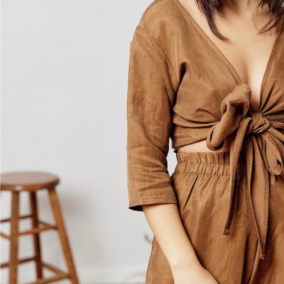 Free label reversible wrap top - Picture 3 of 7